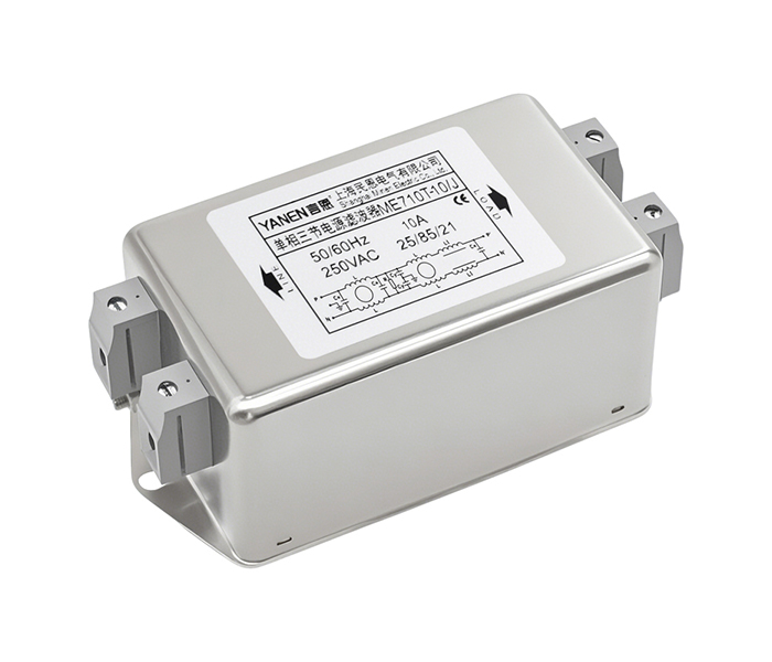 ME710T系列单相三节端子式电源滤波器