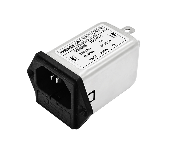 ME180系列单保险管型IEC插座电源滤波器