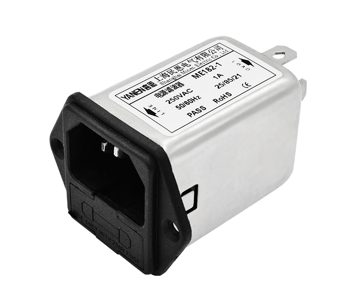 ME182系列双保险管型IEC插座电源滤波器 
