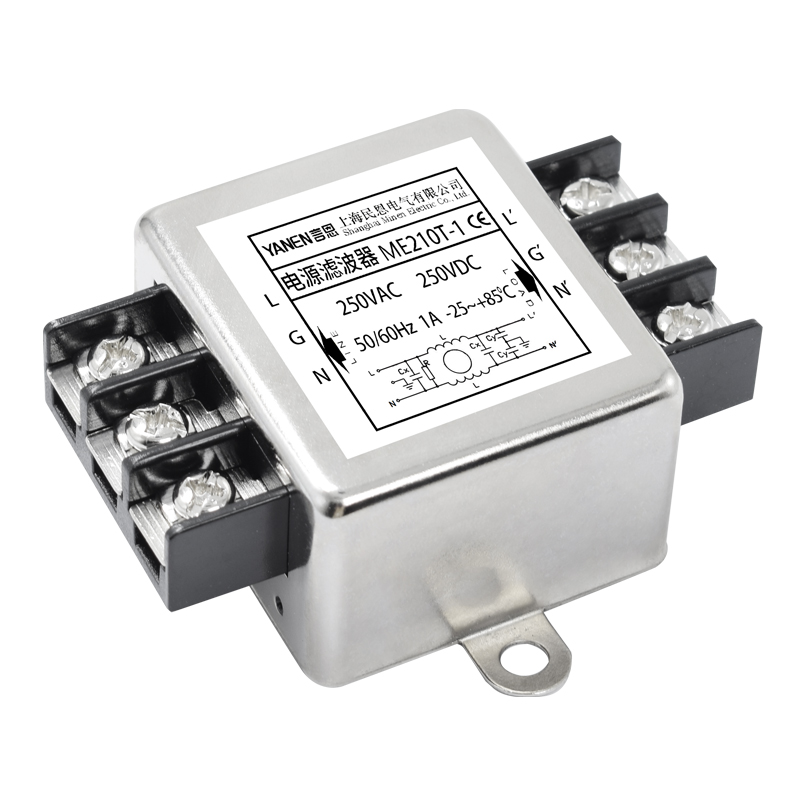 ME210T系列单相端子式电源滤波器 